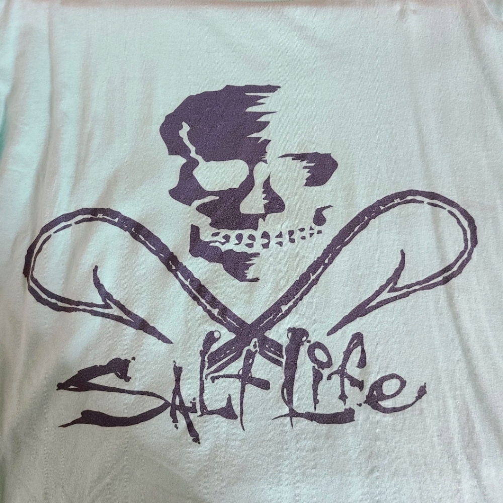 Salt life sea green t-shirt